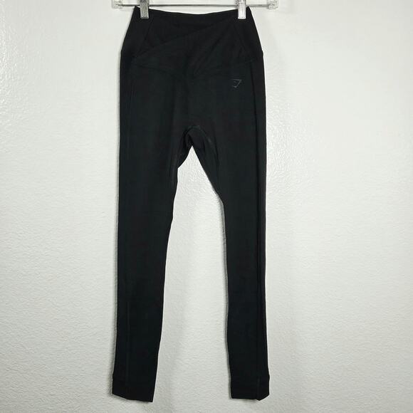 Gymshark Black Crossover Leggings XS - Picture 2 of 10